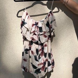 Floral patterned romper